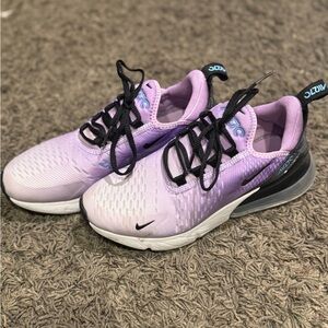 Nike Air Max 270 Purple and Black Sneakers